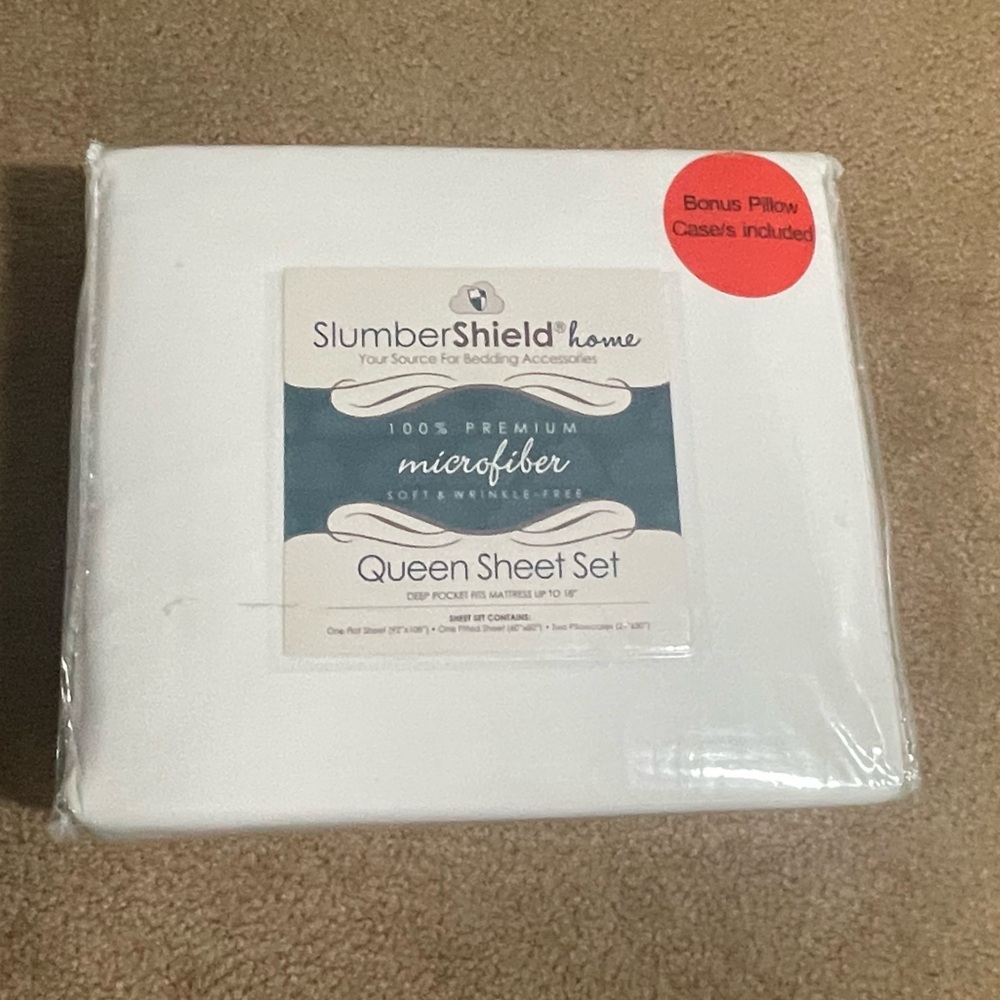 Microfiber Queen Sheet Set